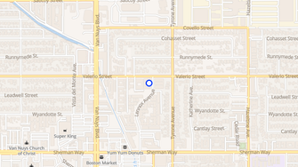 Map for Diamond Point Apartments - Van Nuys, CA