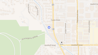 Map for Nantucket Creek Apartments - Chatsworth, CA