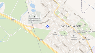 Map for Mission Garden Apartments - San Juan Bautista, CA