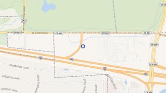 Map for 12 Oaks at Morningside Condominiums  - Hoffman Estates, IL