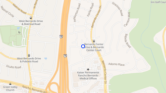 Map for Rancho Bernardo Racquet Club Apartments - San Diego, CA