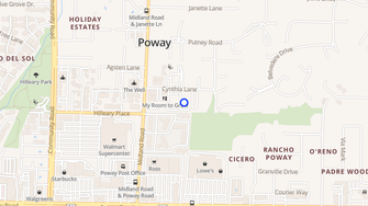 Map for Marleta Manor Apartments - Poway, CA