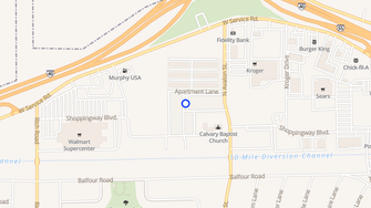 Map for Belvedere Apartments - West Memphis, AR