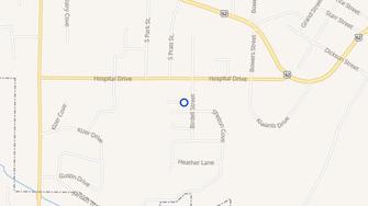 Map for Rolling Hills Apartments - Pocahontas, AR