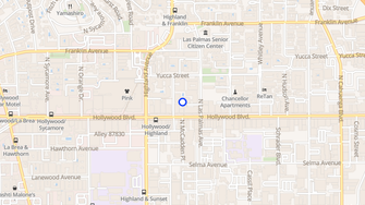 Map for Alaya Hollywood  - Hollywood, CA
