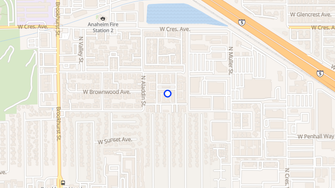 Map for Chateau De Ville - Anaheim, CA
