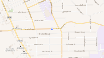 Map for Little Creek Apartments - Jacksonville, TX