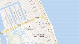 Map for Golden Sands Apartments - Flagler Beach, FL