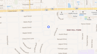 Map for California Gardens Apartments - Jacksonville, FL