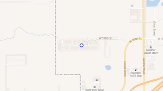 Map for Horizon Trails Apartments - Gardner, KS