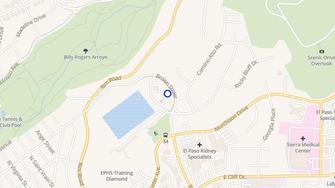 Map for Villa Del Centro Apartments - El Paso, TX