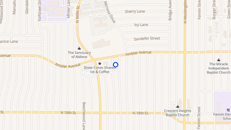 Map for De Ville Apartments - Abilene, TX