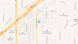 Map for Brixton Square Apartments - Tulsa, OK