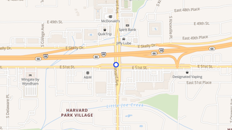 Map for Warwick Apartments - Tulsa, OK