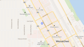 Map for Mission Bell Apartments - Wenatchee, WA