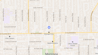 Map for Myrtle Tree Projects - Monrovia, CA