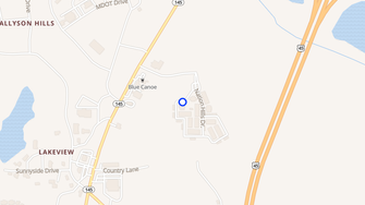 Map for Vista Ridge Apartments - Tupelo, MS