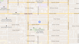 Map for Sylmar Gardens - Van Nuys, CA