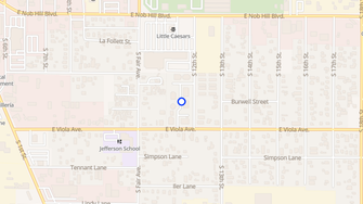 Map for Viola Apartments - Yakima, WA