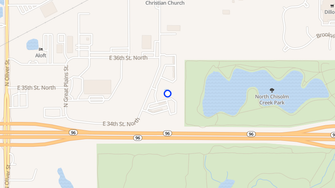 Map for Chisholm Lake Apartments - Wichita, KS