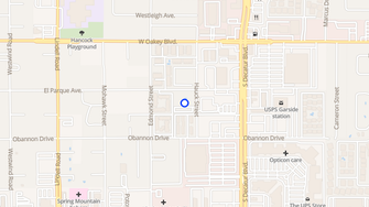 Map for El Parque Villas - Las Vegas, NV