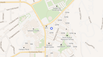 Map for BYU Foreign Language Student Residence - Provo, UT