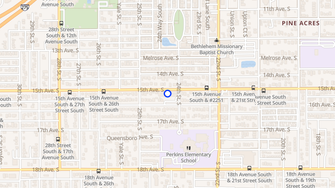 Map for Wildwood Apartments - Saint Petersburg, FL