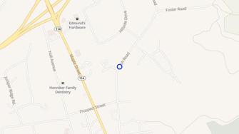 Map for Rush Square - Henniker, NH