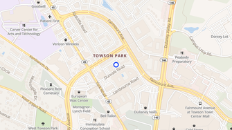 Map for Park View at Towson - Towson, MD