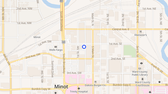 Map for First Avenue Apartments - Minot, ND