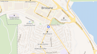 Map for Visitacion Garden Apartments - Brisbane, CA