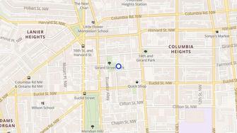 Map for Claypoole Courts & Geno Baroni - Washington, DC