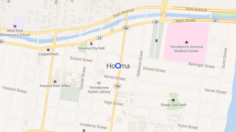 Map for Cameron Isles Apartments - Houma, LA