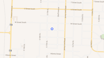 Map for South X Street Apartments - Fort Smith, AR