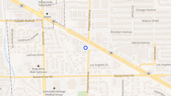Map for Parkwood Apartments at Yorba Linda - Yorba Linda, CA