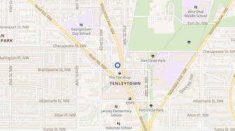 Map for Tenley View - Washington, DC