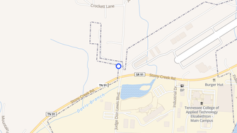 Map for Airport Apartments - Elizabethton, TN