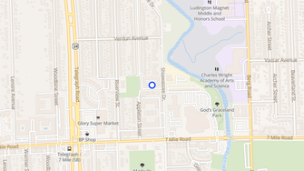 Map for Pierre Manor Apartments - Detroit, MI