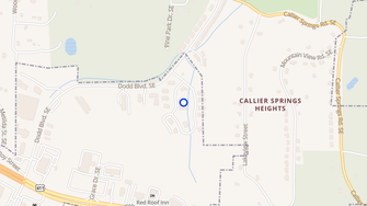 Map for Callier Forest Apartments - Rome, GA
