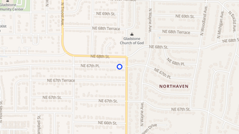 Map for 1403 NE 67th Place Gladstone, MO 64118 - Gladstone, MO