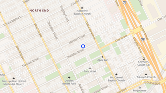 Map for West Oakland Homes - Detroit, MI