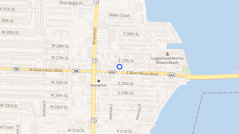 Map for Barbara Ann Apartments - Riviera Beach, FL