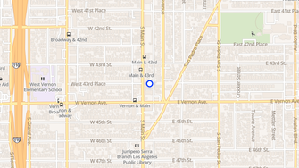 Map for Bienvenido Su Casa Apartments - Los Angeles, CA