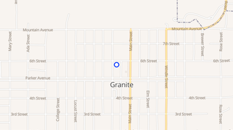Map for Parker Square Village Apartments - Granite, OK
