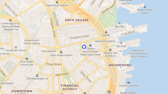 Map for 1 India Street Apartments - Boston, MA