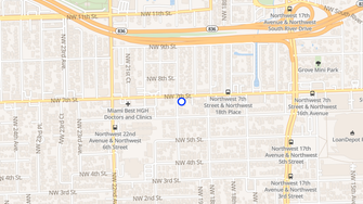 Map for Oleander Park - Miami, FL