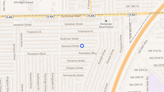 Map for 7300 Ramona Street - Miramar, FL