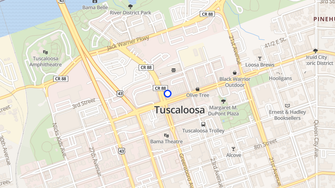 Map for The Tower Luxury Apartments - Tuscaloosa, AL