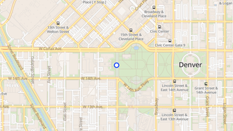 Map for Kenilworth Court - Denver, CO