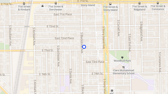 Map for 7249-53 S Blackstone - Chicago, IL